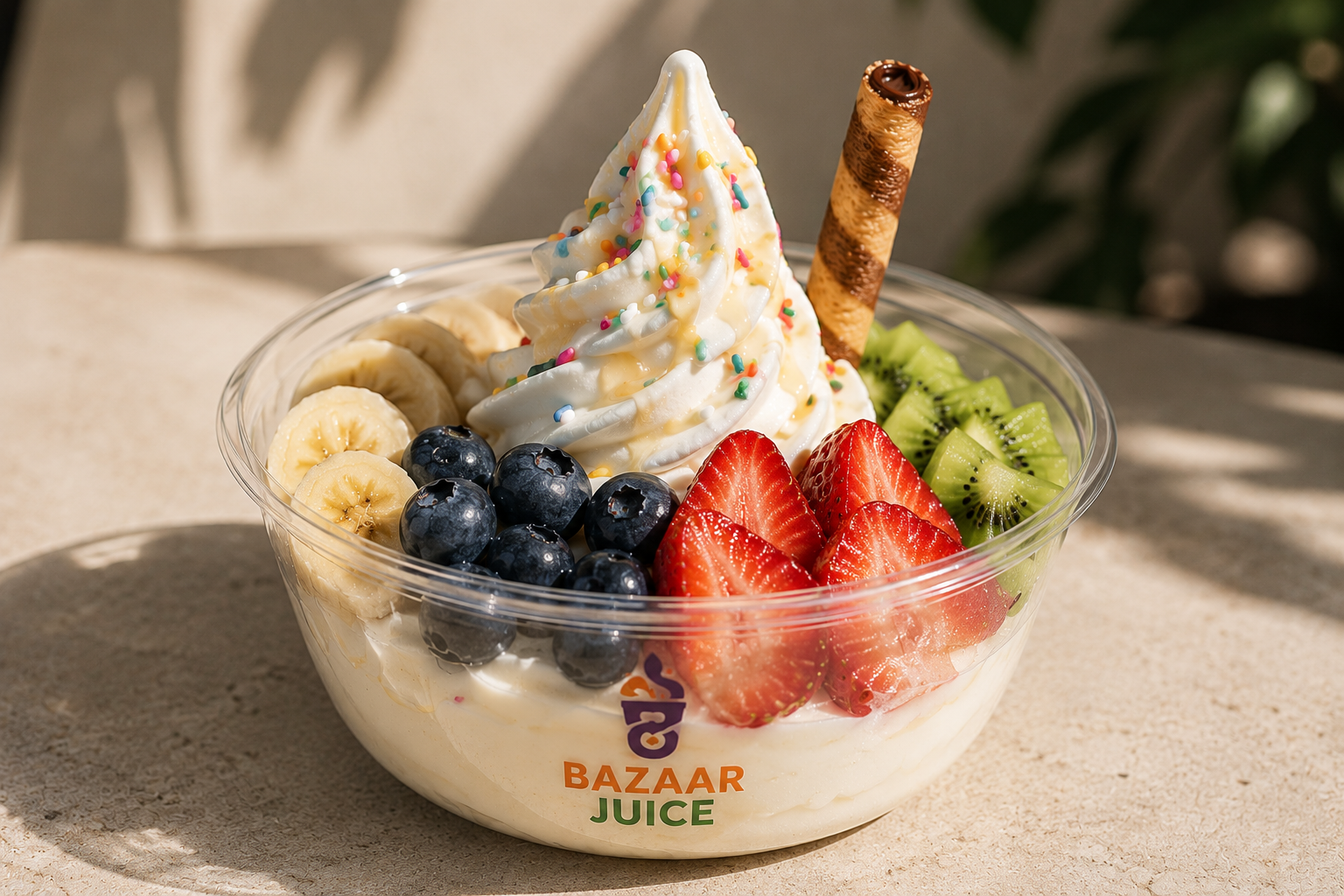 Ice Cream Fruit Bowl